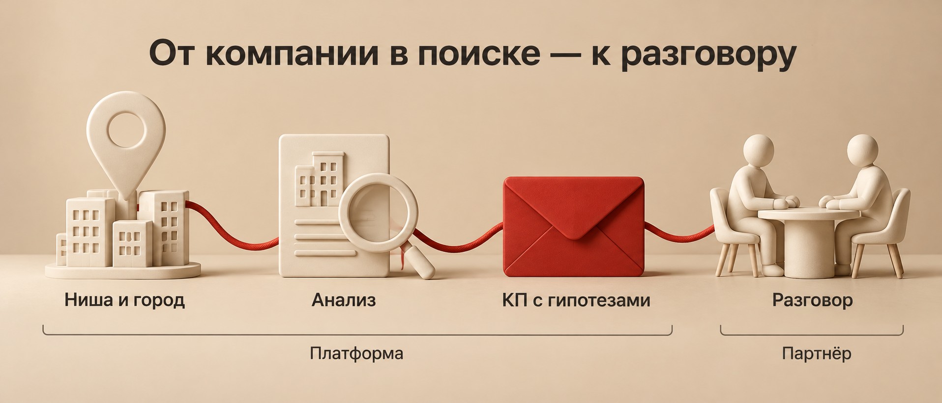 От поиска компаний до разговора с клиентом