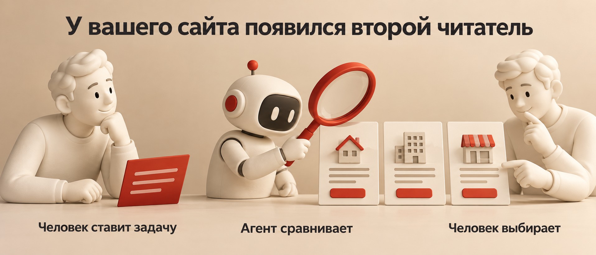 ИИ-агент сравнивает варианты, человек выбирает