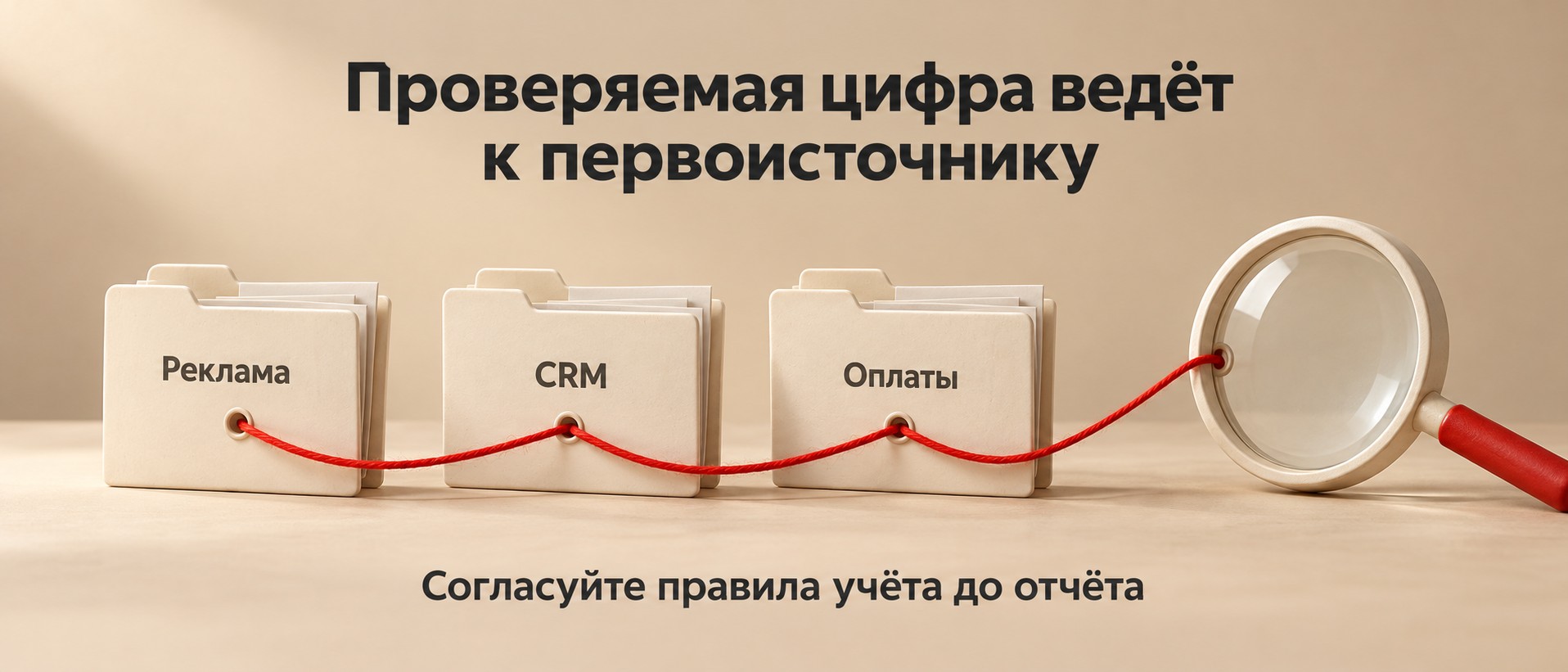 Реклама, CRM и оплаты связываются с первоисточниками